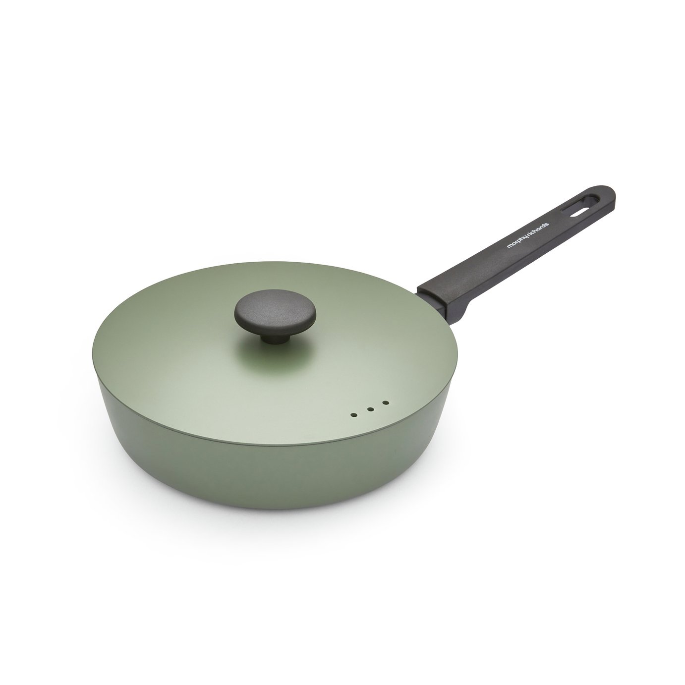 Morphy Richards 24cm Forged Aluminium Saute Pan - Green
