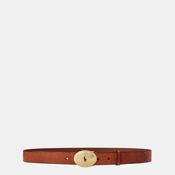 Id Oval-Buckle Vachetta Belt