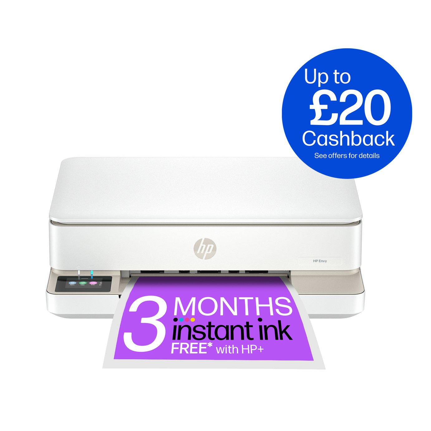 HP Envy 6120e Wireless Photo Printer & 3 Months Instant Ink
