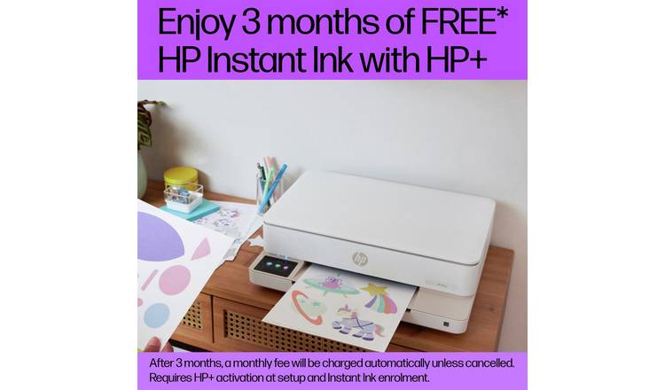 HP Envy 6120e Wireless Photo Printer & 3 Months Instant Ink