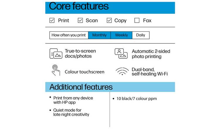 HP Envy 6120e Wireless Photo Printer & 3 Months Instant Ink