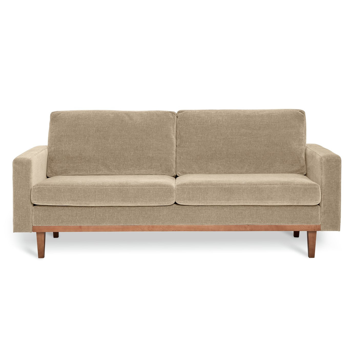 Habitat Della Fabric 3 Seater Sofa - Natural