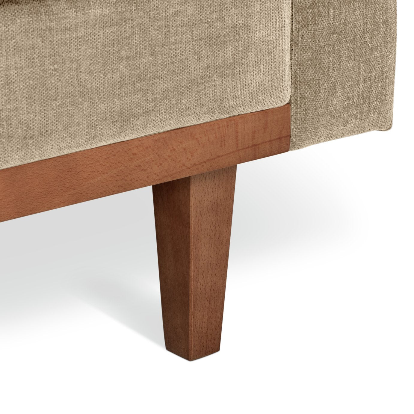 Habitat Della Fabric 3 Seater Sofa - Natural