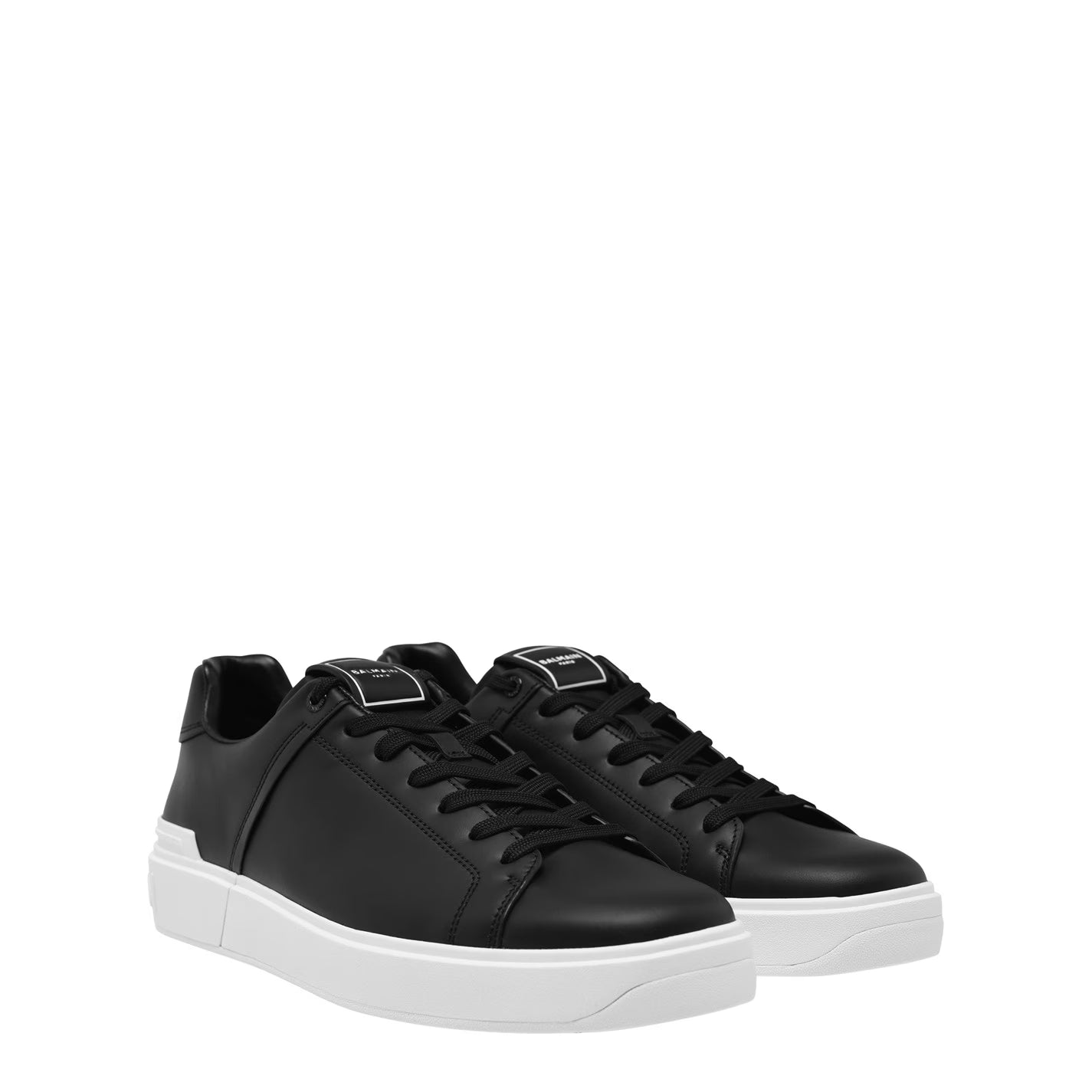 BALMAIN Men's B-Court Classic Leather Trainers