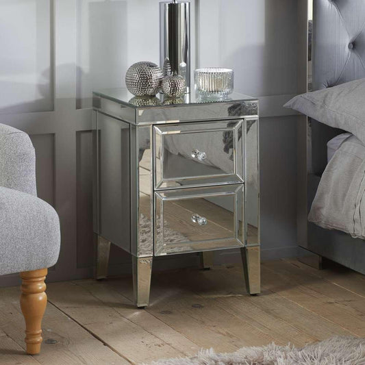 Birlea Valencia 2 Drawer Bedside Table