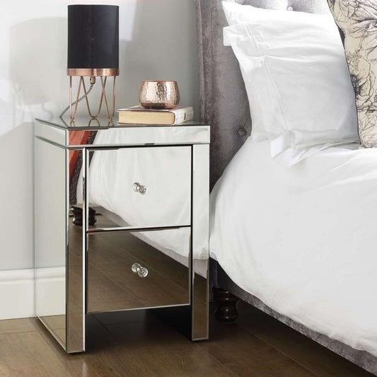 Birlea Seville 2 Drawer Bedside Table