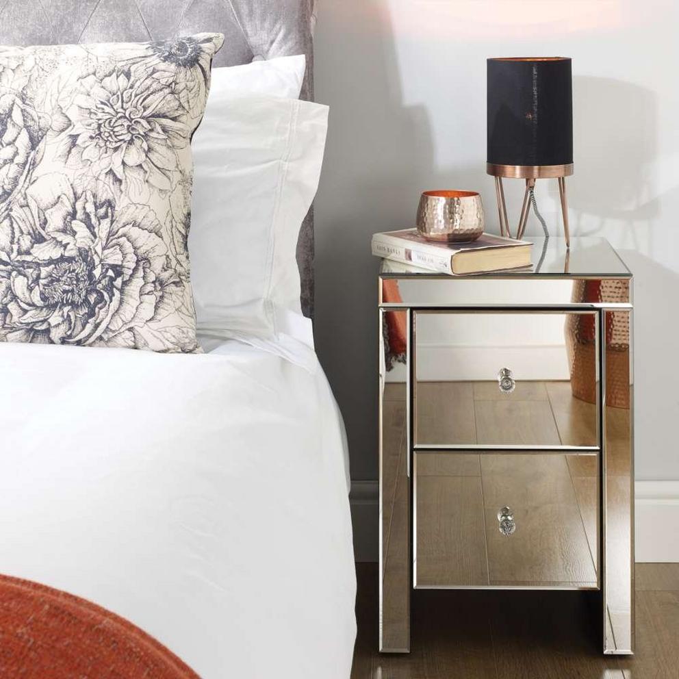 Birlea Seville 2 Drawer Bedside Table