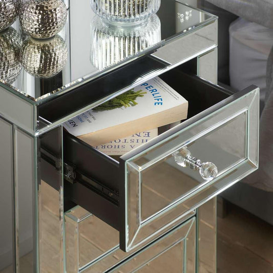 Birlea Valencia 3 Drawer Bedside Table