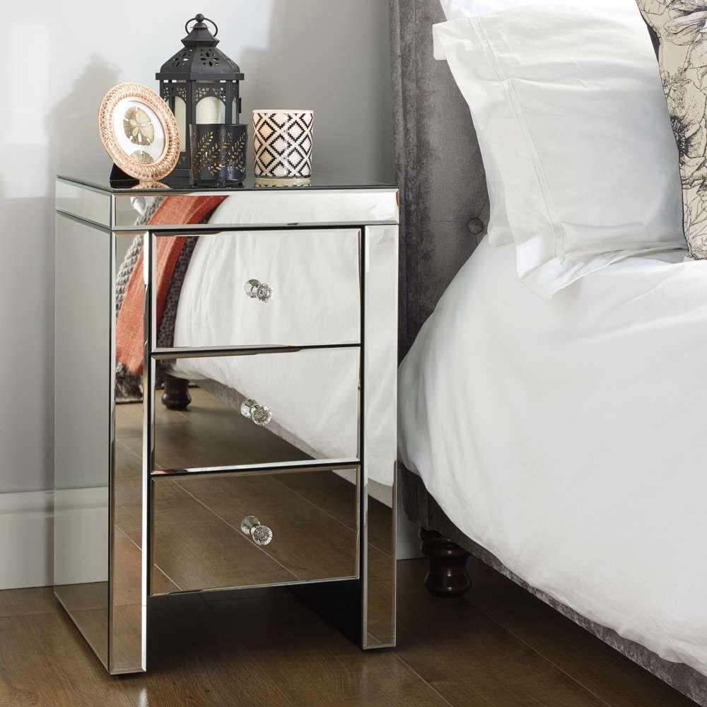 Birlea Seville 3 Drawer Bedside Table