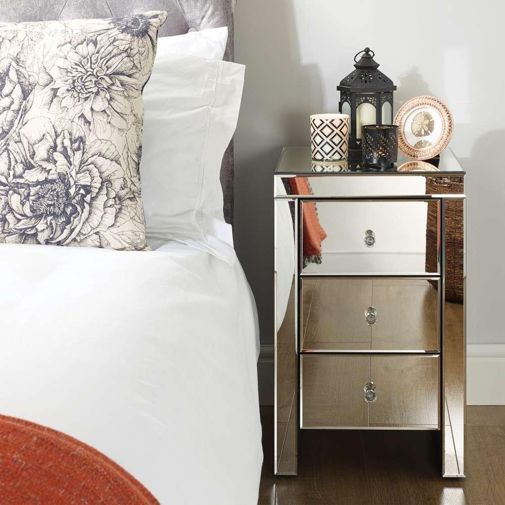 Birlea Seville 3 Drawer Bedside Table