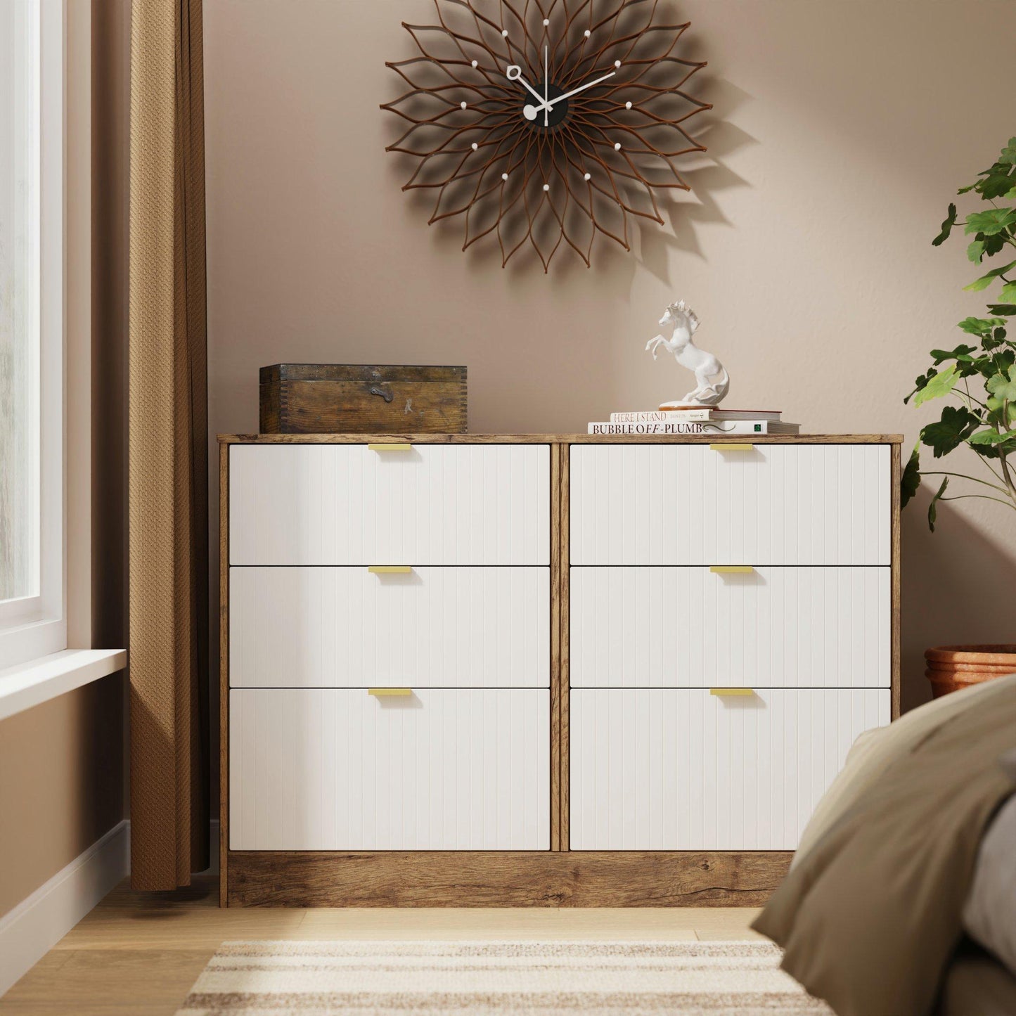 Nashville 6 Drawer Wide Chest