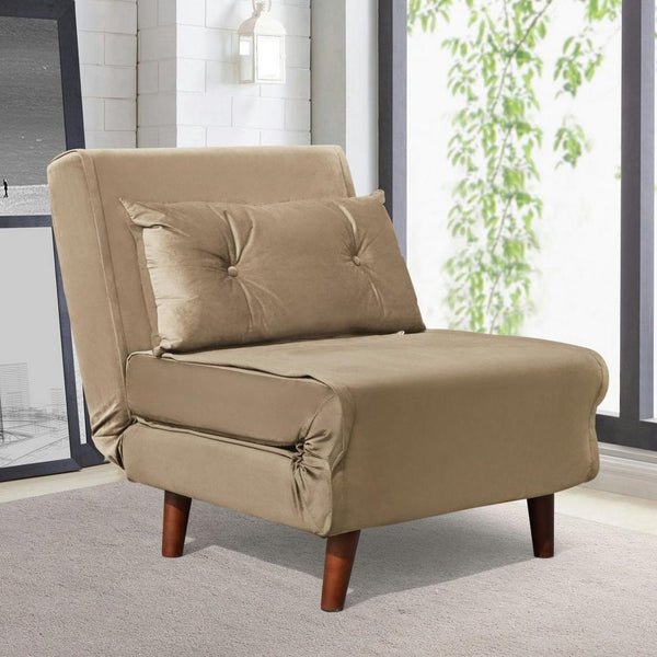 Single Plush Sofa Bed