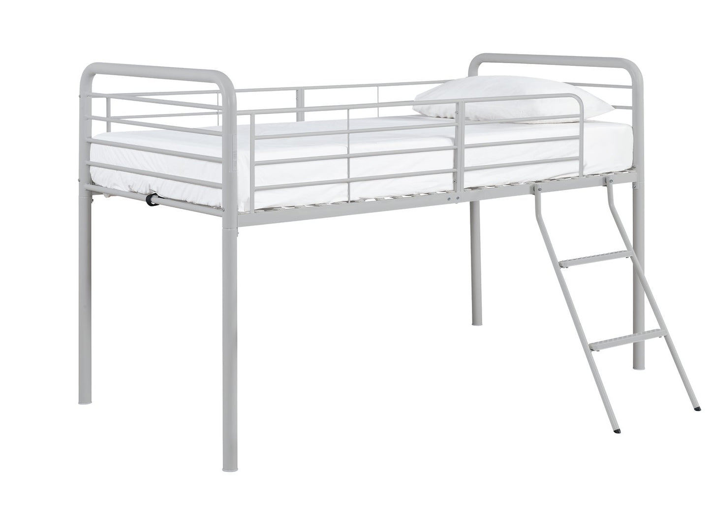 Argos Home Jo Mid Sleeper Metal Bed Frame - Silver