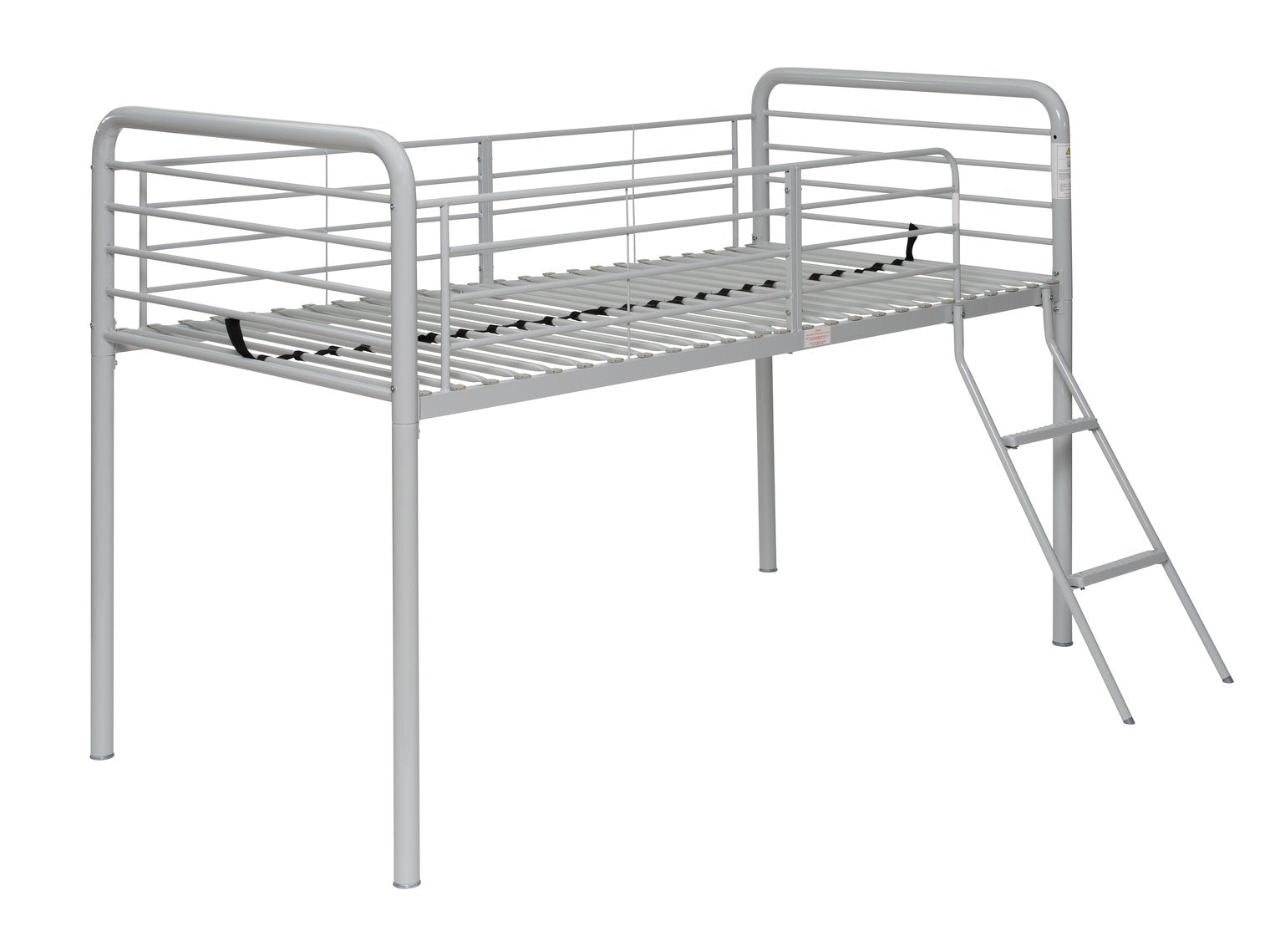 Argos Home Jo Mid Sleeper Metal Bed Frame - Silver