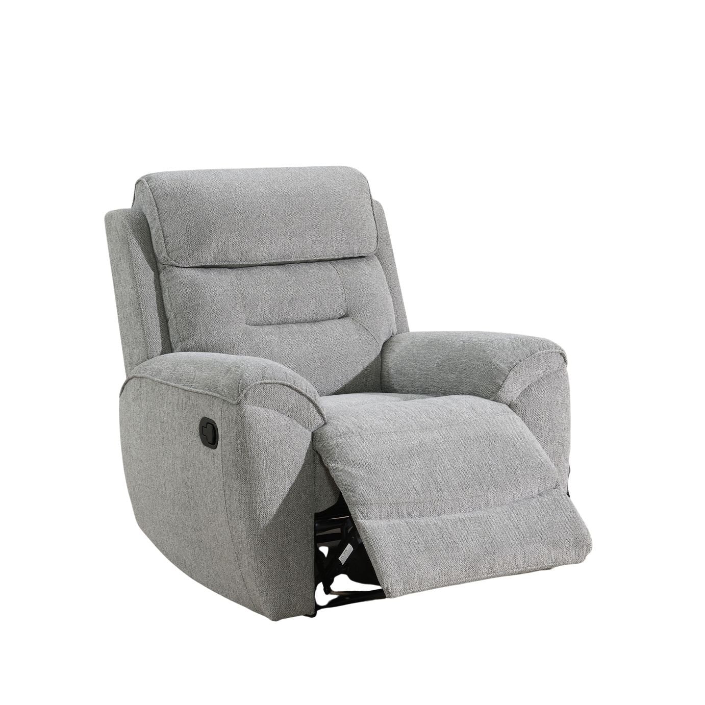 Sofa Source Huntington Fabric manual Recliner Chair - Grey