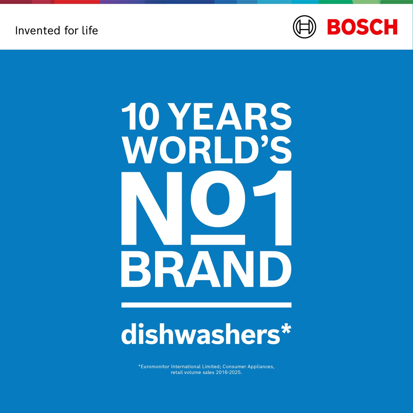 Bosch Series 2 SMS2HVW06G Full Size Dishwasher - White