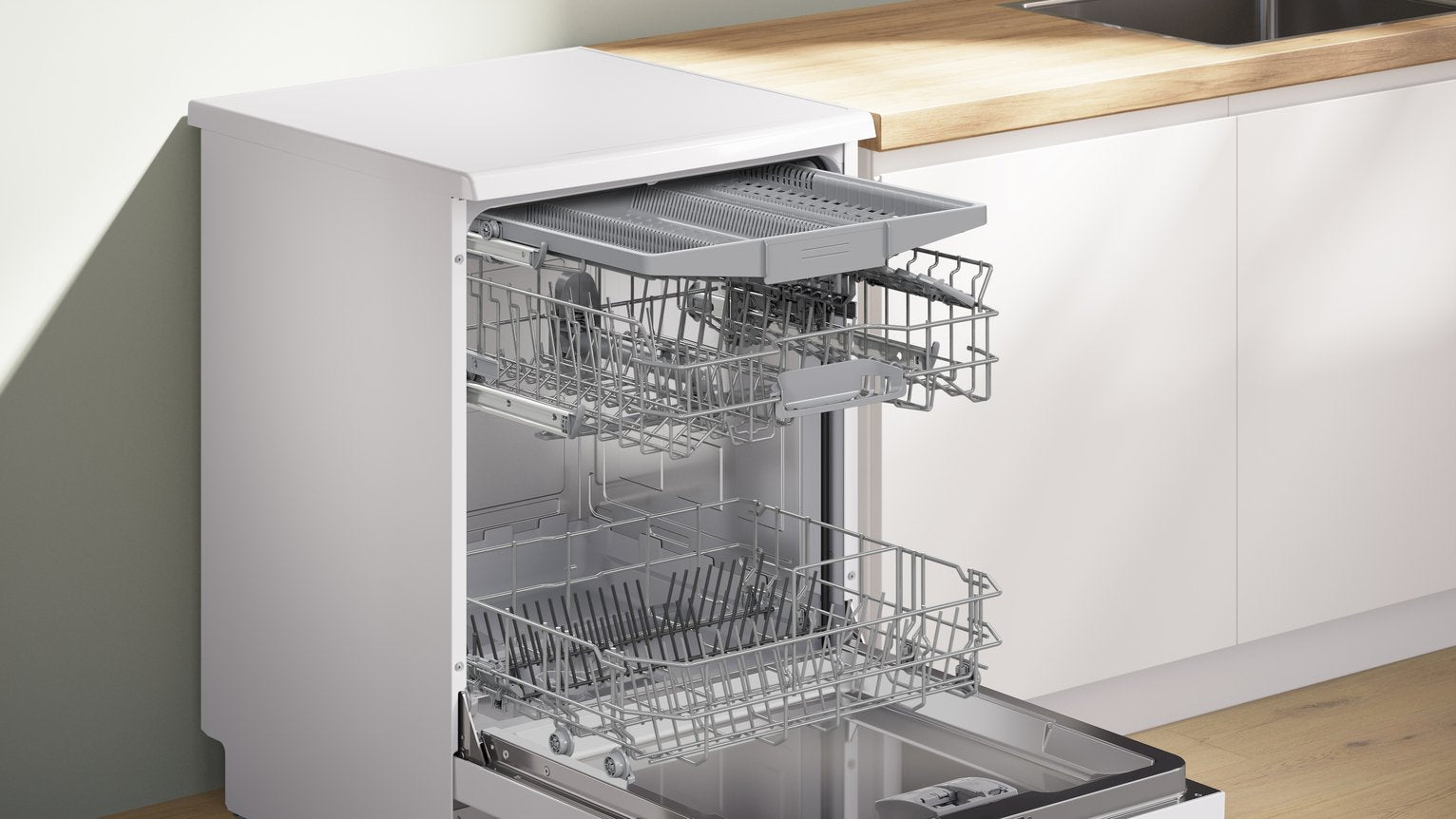 Bosch Series 2 SMS2HVW06G Full Size Dishwasher - White