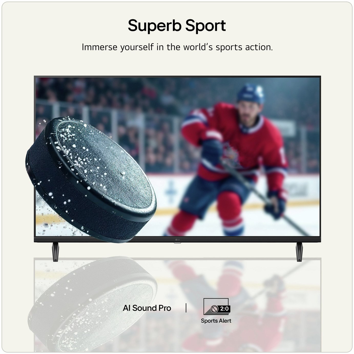 LG 43 Inch 43NU800B6LC Smart 4K UHD HDR LED Nano AI TV