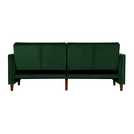 Dorel Pin Velvet Sofa Bed - Green