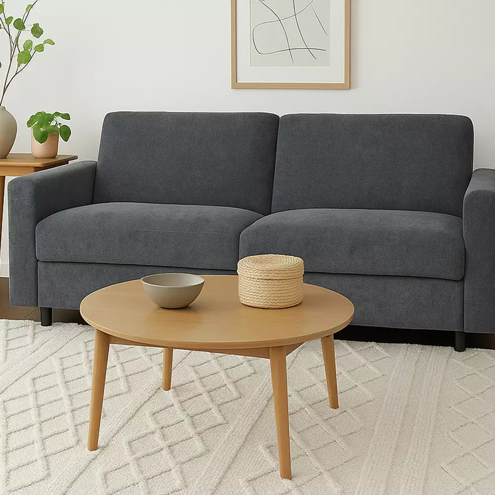 Aspire Vault 2 Seater Storage Sofa Bed - Charcoal