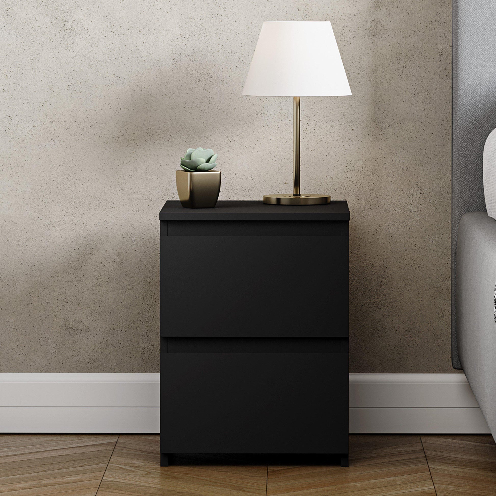 Lassic Vida Designs Denver 2 Drawer Bedside Chest