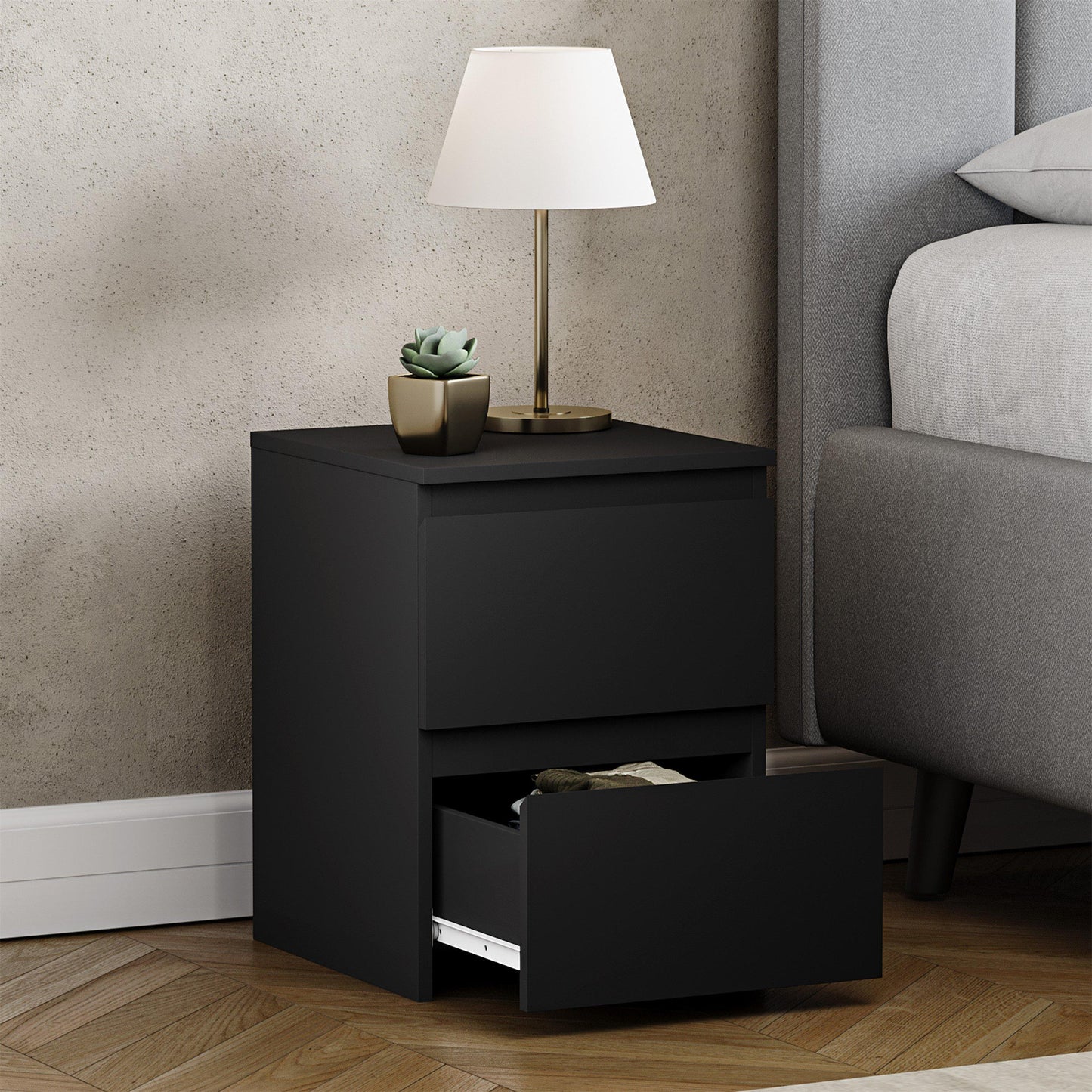 Lassic Vida Designs Denver 2 Drawer Bedside Chest