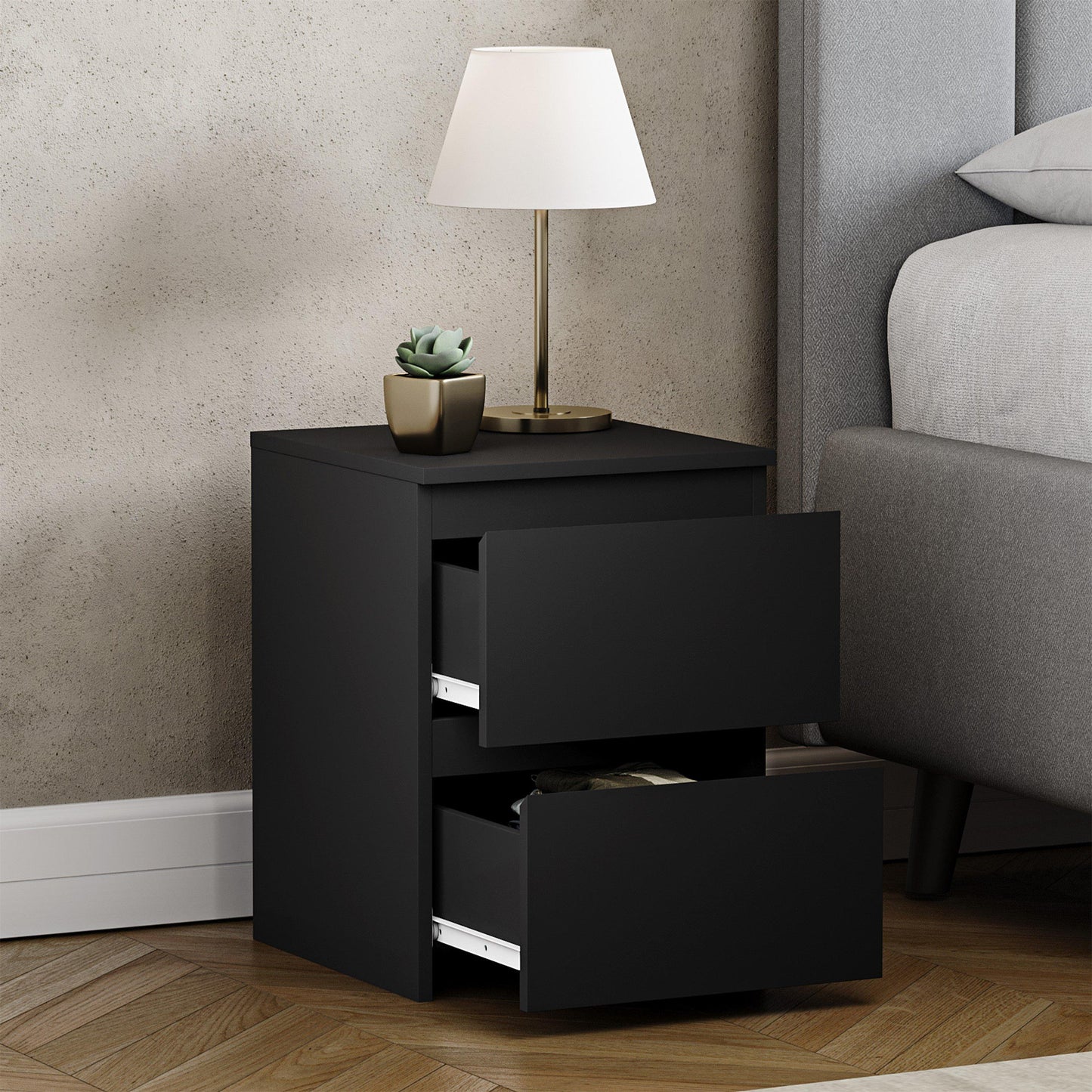 Lassic Vida Designs Denver 2 Drawer Bedside Chest