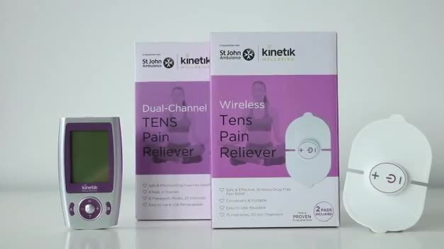 Kinetik Wellbeing Wireless TENS Replacement Pads (4) WTRP1/T
