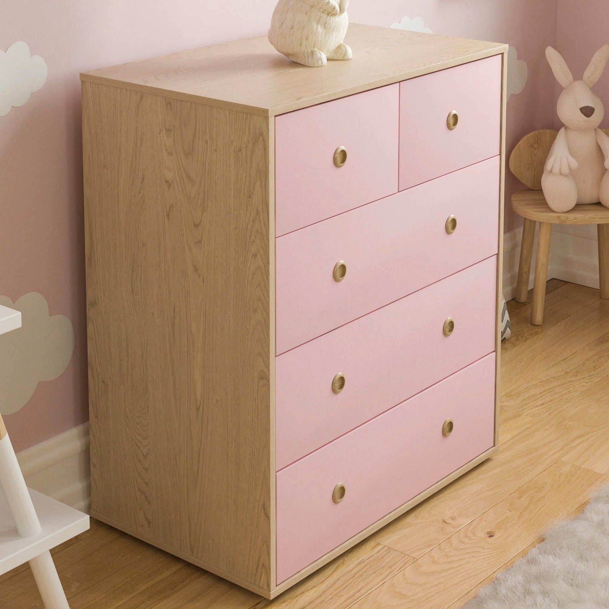 Lassic Junior Vida Neptune 5 Drawer Chest