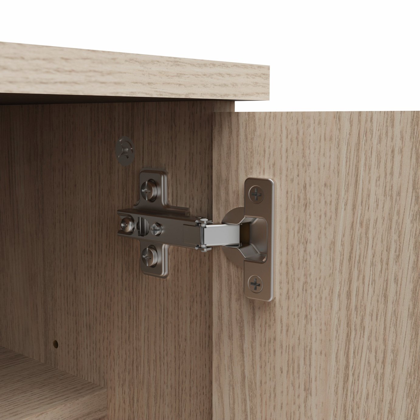 Argos Home Taite 2 Doors TV Unit - Natural