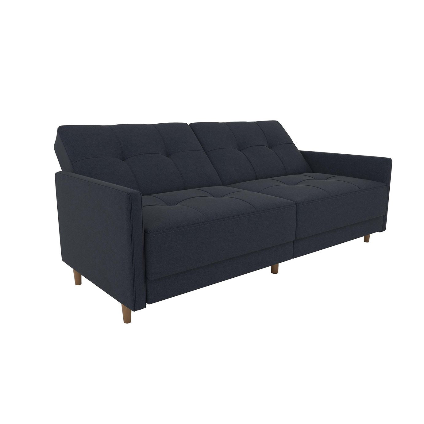Dorel Andora Fabric Coil Sofa Bed - Navy Blue