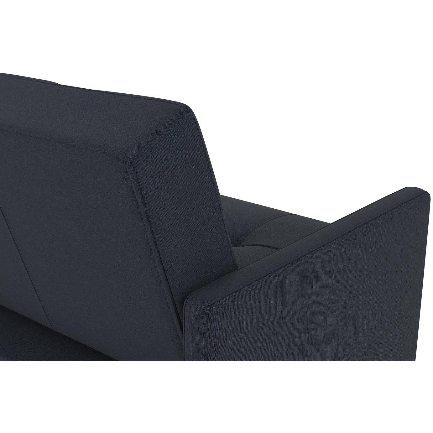 Dorel Andora Fabric Coil Sofa Bed - Navy Blue