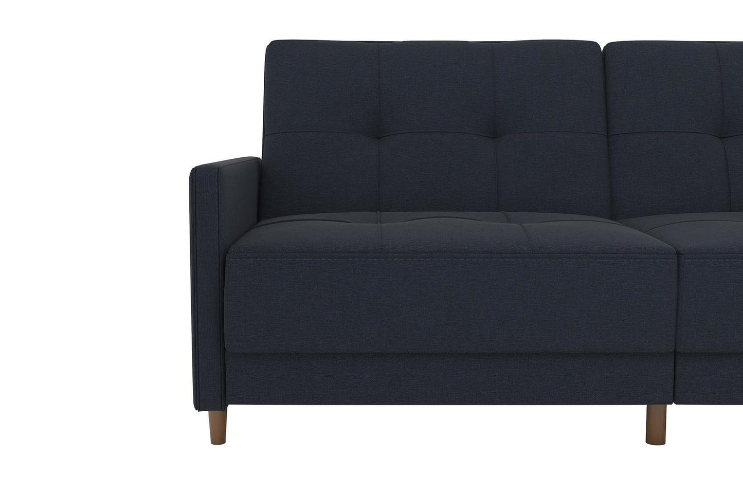 Dorel Andora Fabric Coil Sofa Bed - Navy Blue