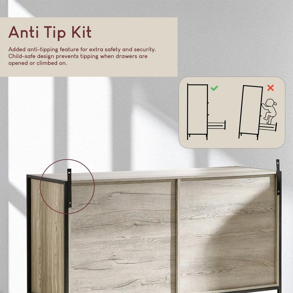 Lassic Vida Designs Brooklyn 6 Drawer Chest