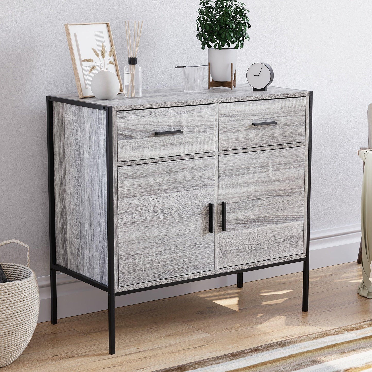 Lassic Vida Designs Brooklyn 2 Door 2 Drawer Sideboard