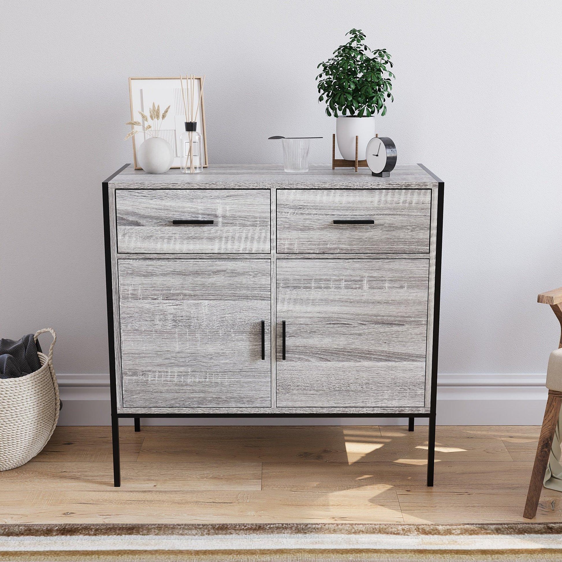 Lassic Vida Designs Brooklyn 2 Door 2 Drawer Sideboard