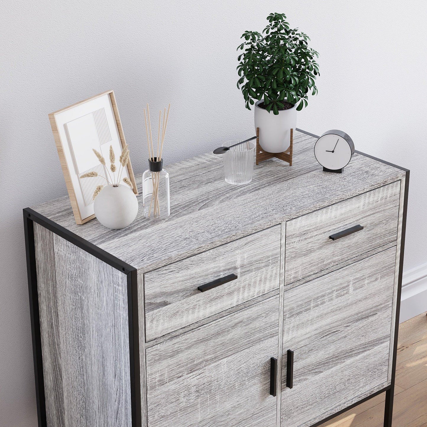 Lassic Vida Designs Brooklyn 2 Door 2 Drawer Sideboard