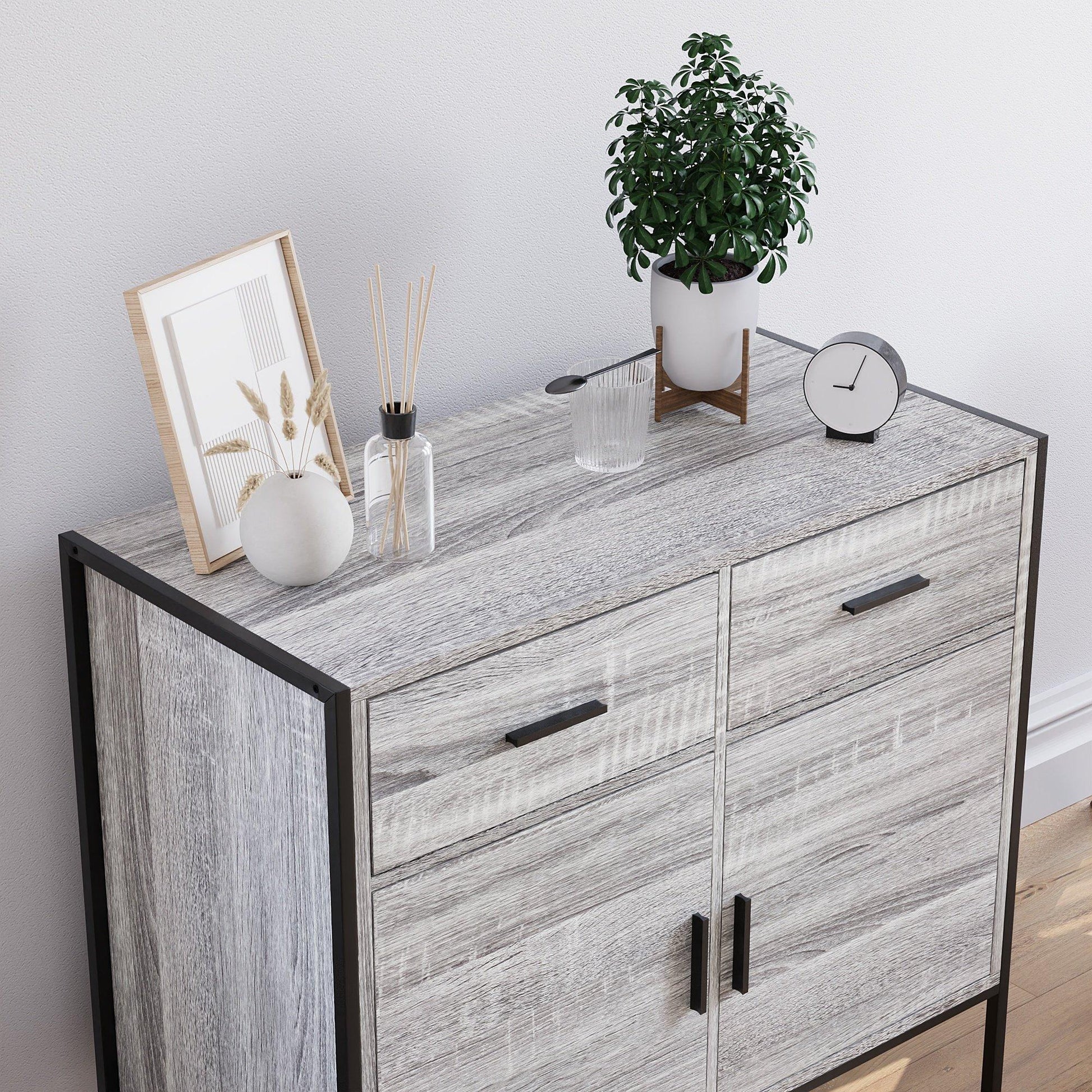 Lassic Vida Designs Brooklyn 2 Door 2 Drawer Sideboard