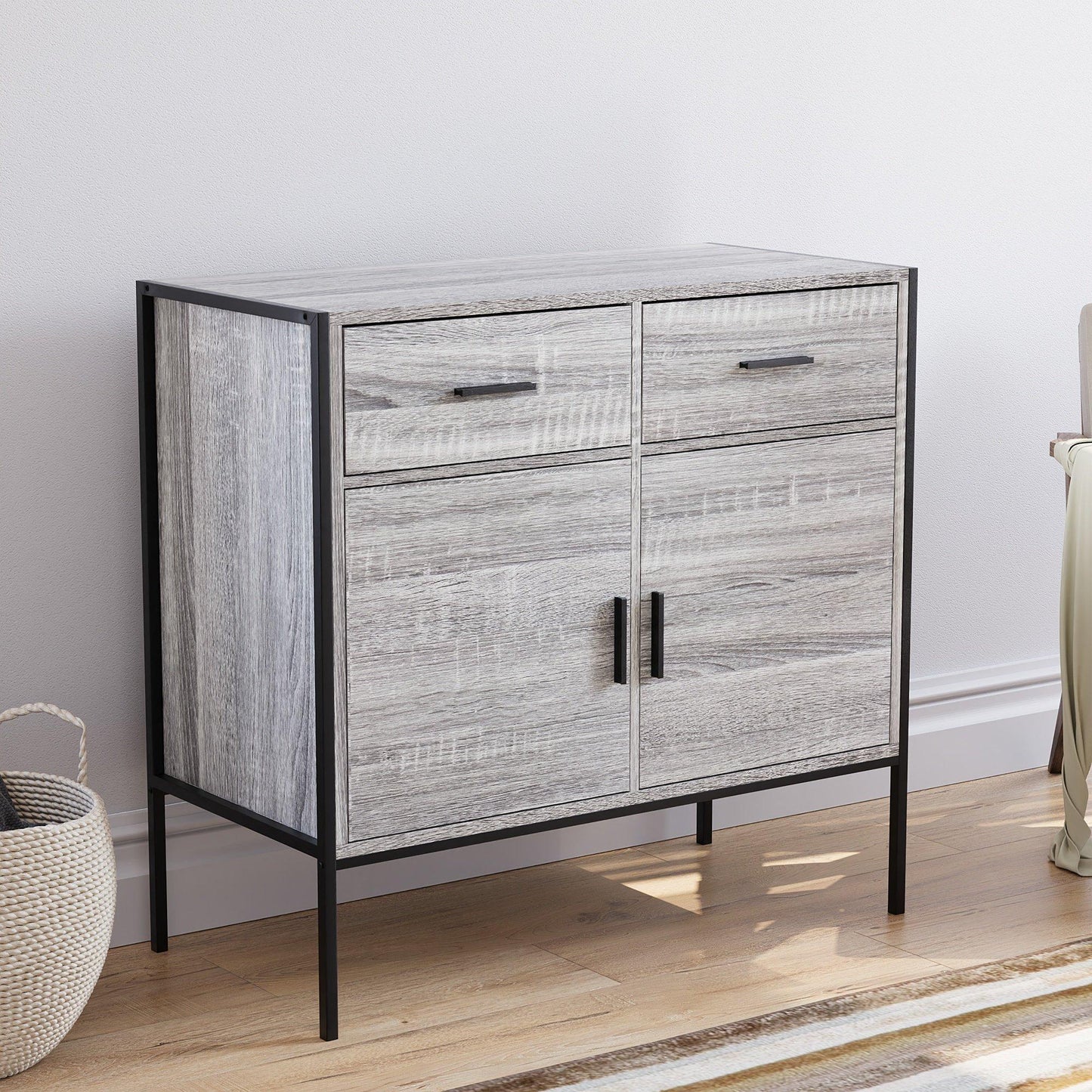 Lassic Vida Designs Brooklyn 2 Door 2 Drawer Sideboard