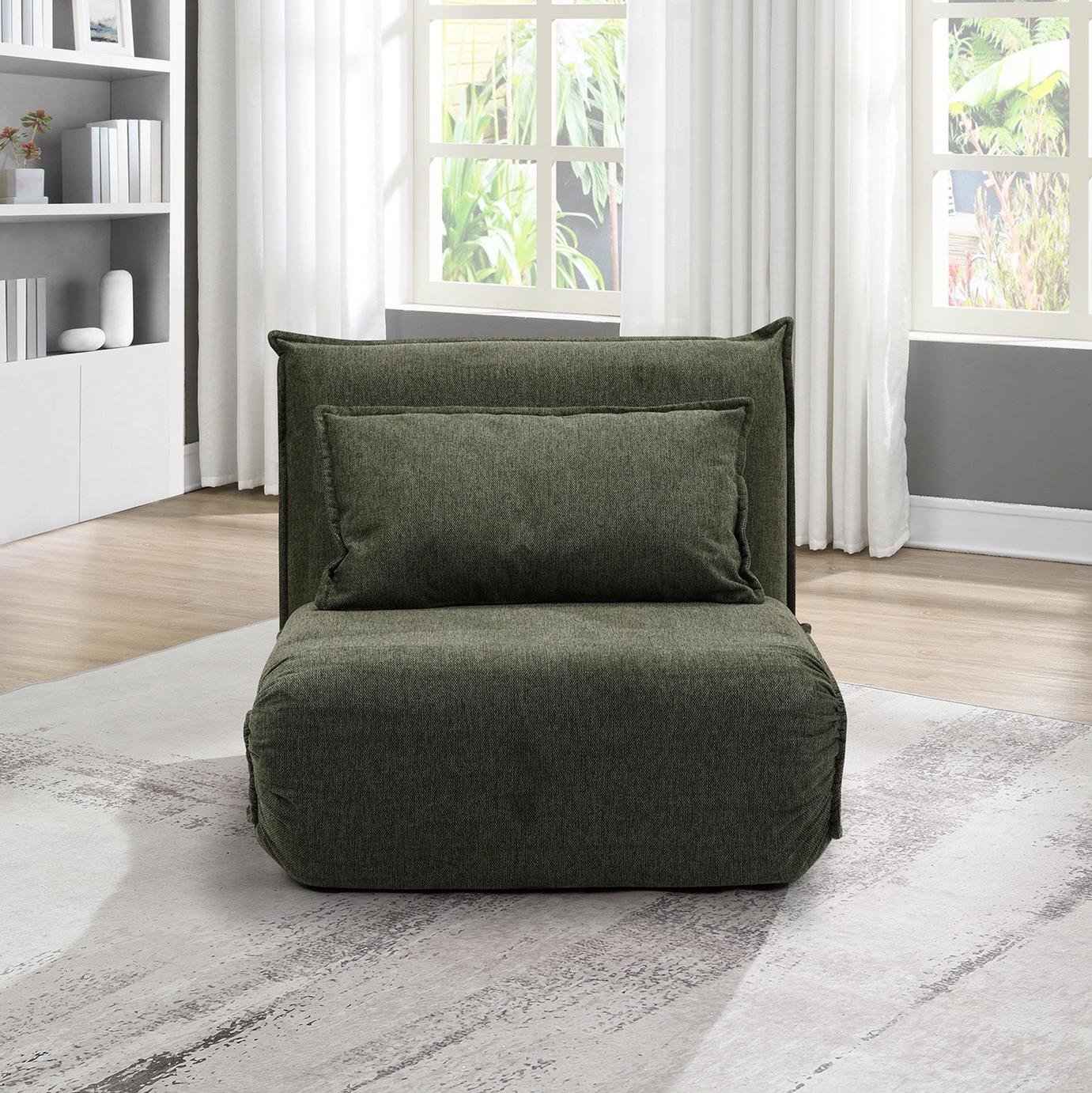 Sofa Source Kingsley Sofa Bed Chair - Green