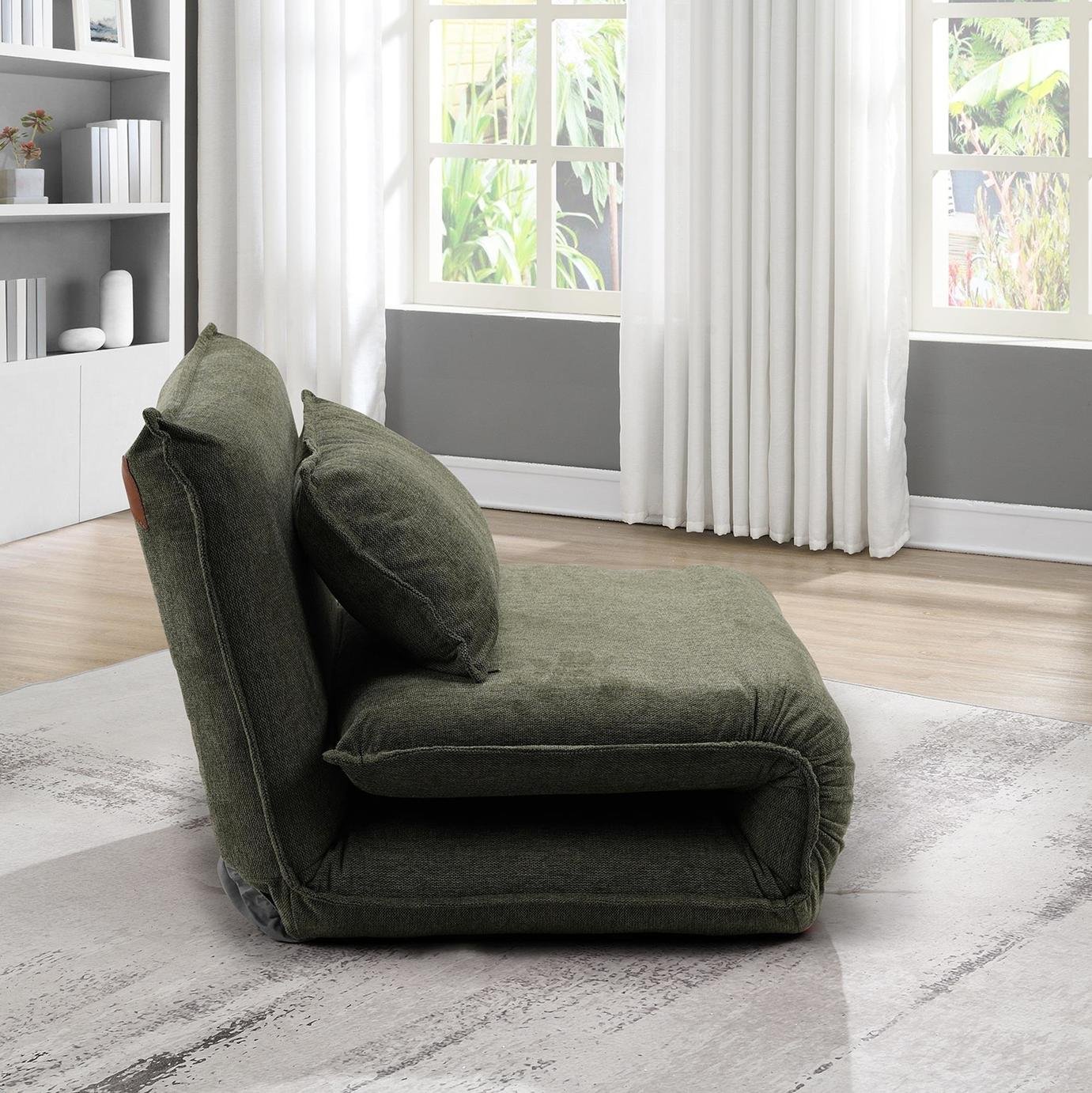 Sofa Source Kingsley Sofa Bed Chair - Green