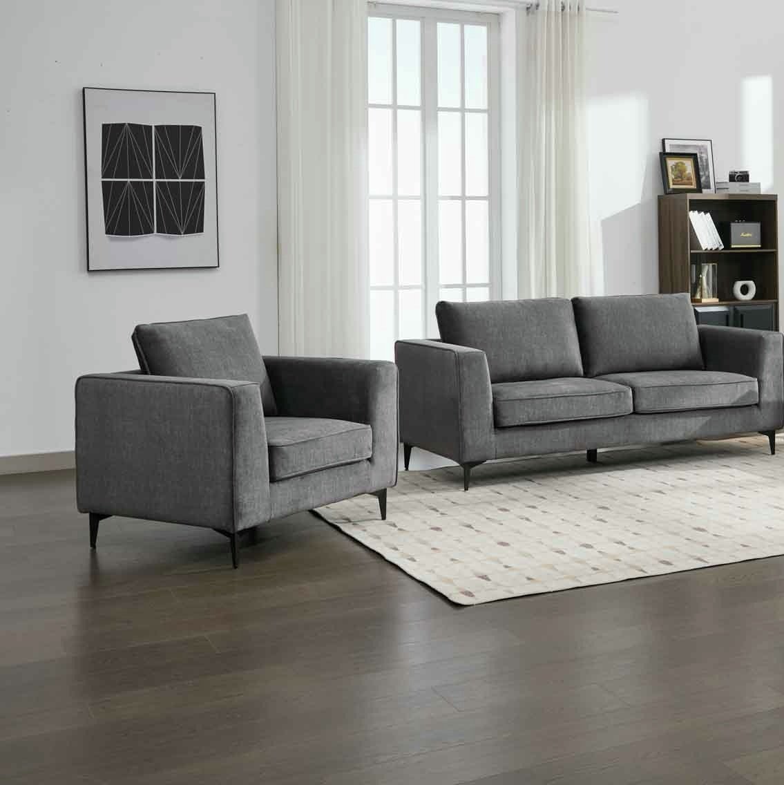 Sofa Source Mora Arm Chair - Grey