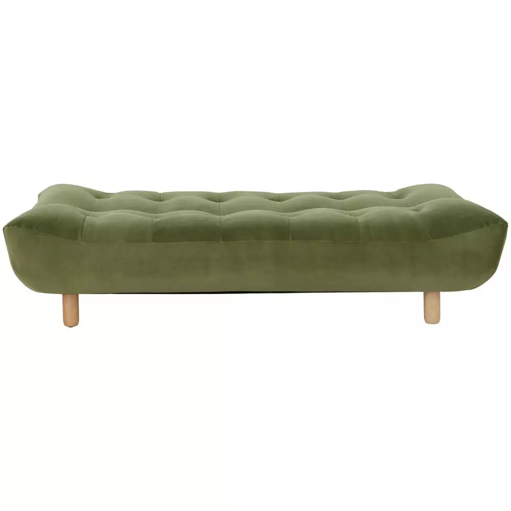 Habitat Kota 3 Seater Velvet Clic Clac Sofa Bed - Green