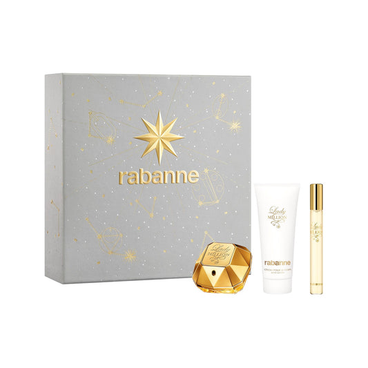Set Rabanne Lady Million Eau de Parfum 50 ml + Sensual Body Lotion 100 ml + Eau de Parfum 10 ml
