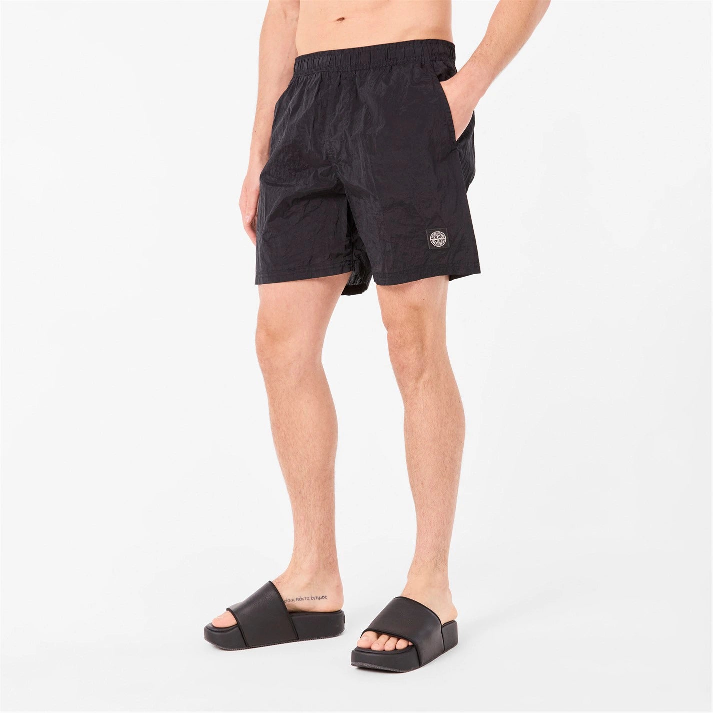 Men's Iridescent Nylon Swim Trunks