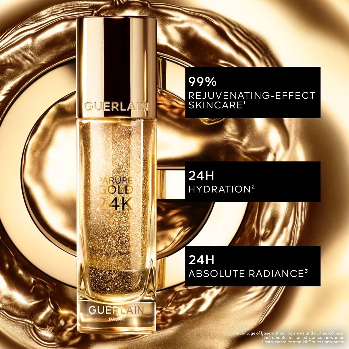 Guerlain Parure Gold 24K Radiance Booster Perfection Primer - 24H Hydration