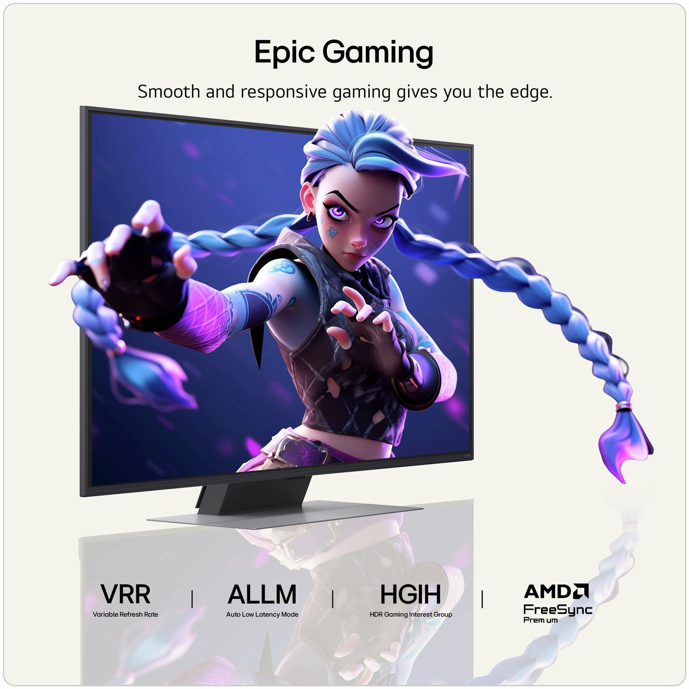 LG 50 Inch 50QNED85B6B Smart 4K UHD HDR MiniLED AI TV