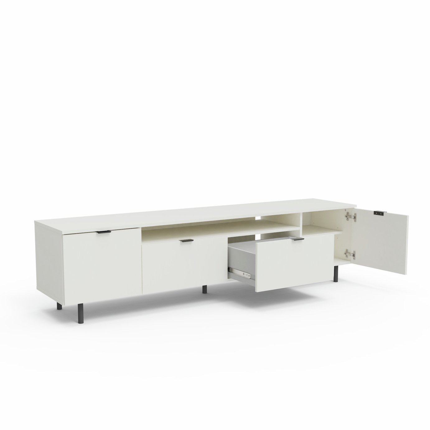 Argos Home Taite 2 Doors 2 Drawers TV Unit - White