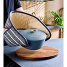 Morphy Richards 2.3 Litre Aluminium Casserole Dish - Blue
