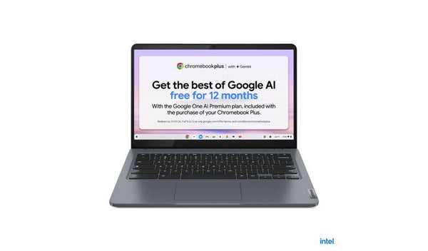 Lenovo Chrome Slim 3 14in i3 8GB 256GB Chromebook Plus- Grey